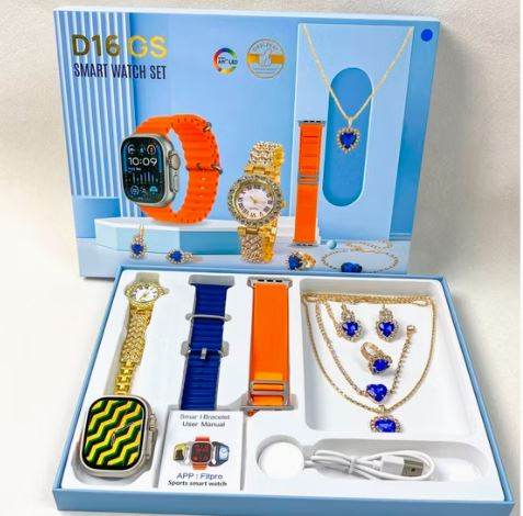 D16 GS Ladies Luxury Smart Watch - The Perfect Christmas Gift Watch for Tech-Savvy Hearts - Stile Gadget