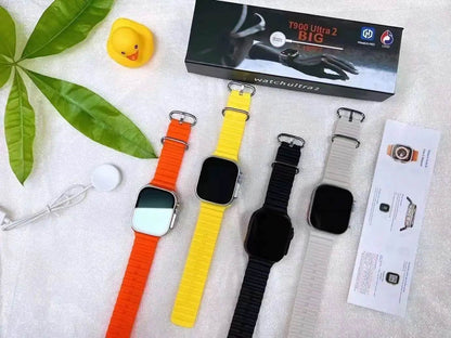 T900 Ultra 2 Smart Watch, High quality hd display with premium quality Strap Full Touch Watch for Men & Women - Stile Gadget