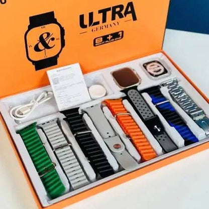 Y80 Ultra smartwatch high-definition large screen high configuration version + 8 strap combination + case - Stile Gadget